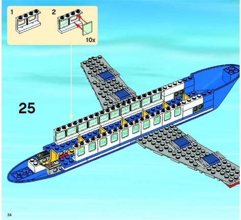 airplane lego set instructions